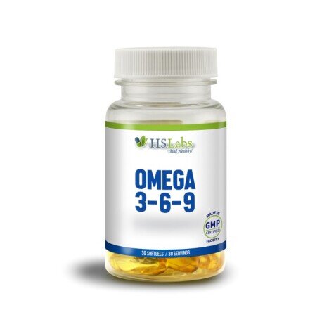 OMEGA 3-6-9 30 Capsule moi, HS Labs